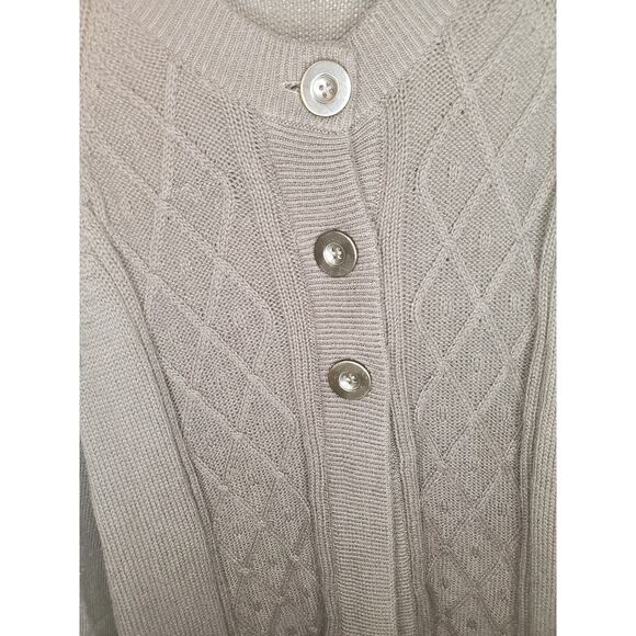NWT Lane Bryant Buttoned Knit Pattern Design Cardigan - Picture 3 of 5